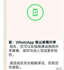 WhatsApp 屏幕共享