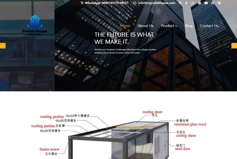 Prefab House 预制房屋官网首页